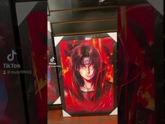 Lente Lenticular Hoja 3D Poster Lenticular Flip Anime Poster 40LPI 50L