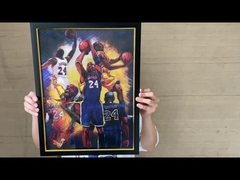 DGZ Naruto Messi Ronaldo Deportes 3d Flip Motion Posters de anime lenticulares 40 * 60cm