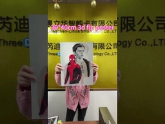 DGZ Naruto Messi Ronaldo Deportes 3d Flip Motion Posters de anime lenticulares 40 * 60cm