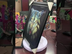 DGZ Naruto Messi Ronaldo Deportes 3d Flip Motion Posters de anime lenticulares 40 * 60cm