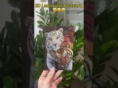 Los girasoles de Van Gogh Tarjetas postales lenticulares 3D para la galería de arte del museo