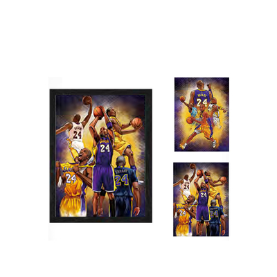 Anime Lenticular Marvel Posters 2 Personajes cambiando imágenes Manga 3D Flip Poster Decoración de pared