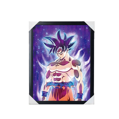 Anime de venta caliente Dragon Ball 3d Lenecular Hoja Holográfica Lenticular Anime Cartel 3d imagen para la pared