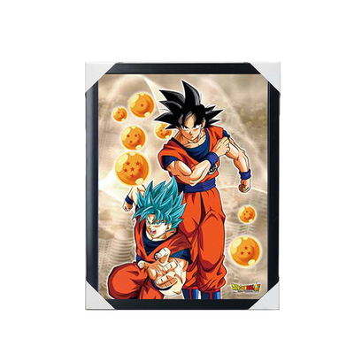 Comic japonés Dragon Ball One Piece Demon Slayer Blanqueador Impresión 3D Anime Imágenes colgantes Decoración de pared Rollos de cartel