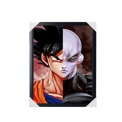 Comic japonés Dragon Ball One Piece Demon Slayer Blanqueador Impresión 3D Anime Imágenes colgantes Decoración de pared Rollos de cartel