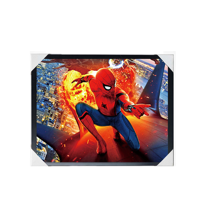Póster 3D de anime al por mayor Marvel 3D Poster Lenticular Decoración de pared Impresión 3D Cambiando la imagen Poster de anime