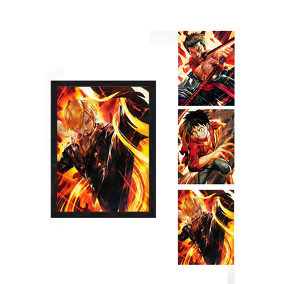Más vendido Lente Lenticular Hoja 3D Imagen Lenticular Cartel Flip Picture Anime Cartel 3D Cartel Lenticular