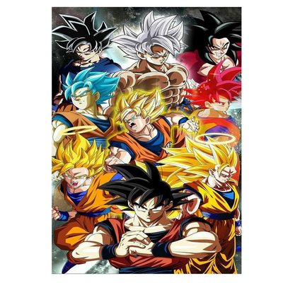 Cartel 3D de dibujos animados Efecto Flip Lenticular Anime Tema 75 Impresión Lenticular Decoración Pintura
