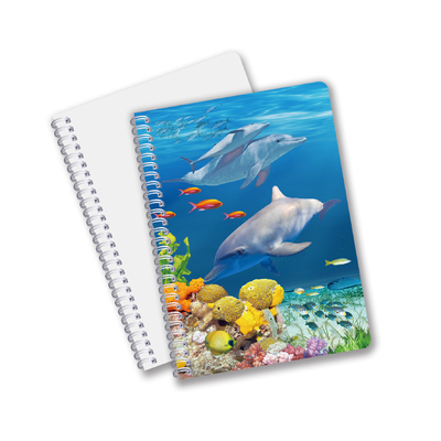 Uso diario Buena calidad hecha en China Eco amigable PET Hojas personalizadas duraderas 3D Cuaderno espiral lenticular
