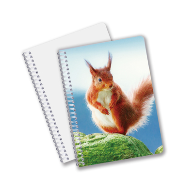 Uso diario Buena calidad hecha en China Eco amigable PET Hojas personalizadas duraderas 3D Cuaderno espiral lenticular
