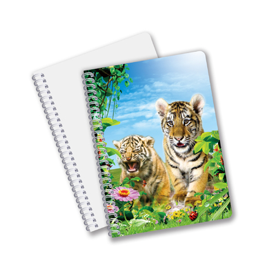 Factory Custom B5 A5 A6 Impresión 3D Cuaderno Lenticular Cuaderno de Estudiantes Espiral
