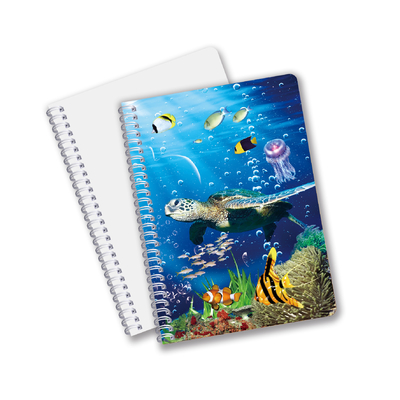 Papelería escolar 3D Publicidad lenticular cuadernos en espiral personalizados para niños regalo de promoción