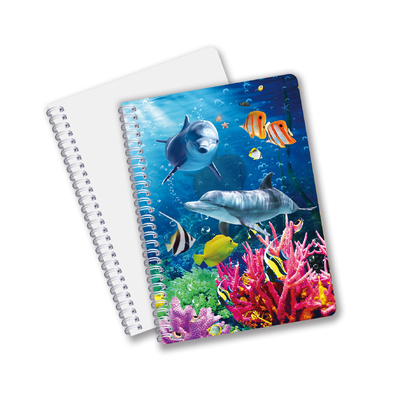 Material PET 3D lenticular personalizado de buena calidad Regalo de promoción Cuaderno de impresión 3D espiral
