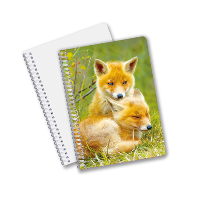 China Productos de bajo precio Impresión 3d lenticular personalizada Flores Animales Cuaderno de tapa dura Reutilizable Con Logotipo