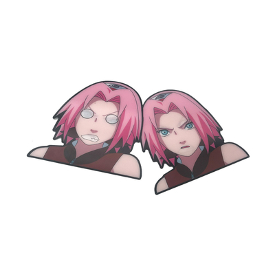 Pegatinas personalizadas impermeables Cambiando los movimientos pegatinas lenticulares pegatinas 3D de anime para automóviles decoración de equipaje de computadoras portátiles