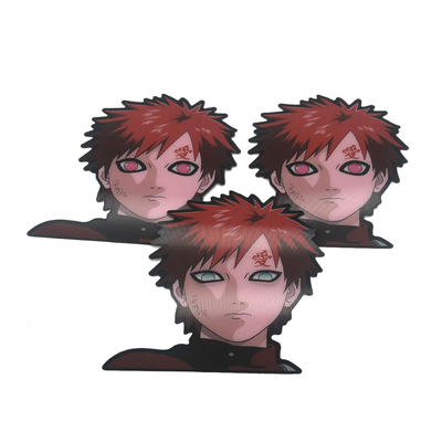 Venta caliente Auto Decals Personalizado Anime 3D Cambiando el efecto de movimiento Flip Impresión de auto adhesivo lenticular