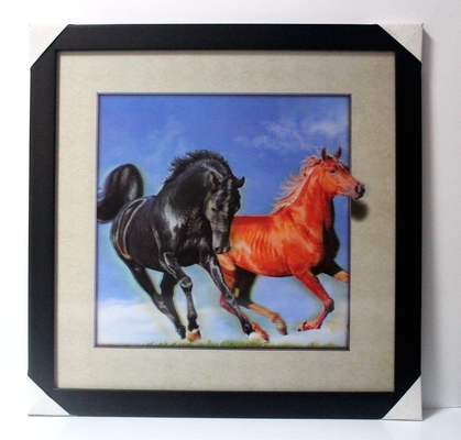 40 X 40cm 3D Lenticular Flip Picture Mayorista / Impresión 3D Lenticular a medida Cartel 3D Lenticular Foto con animal
