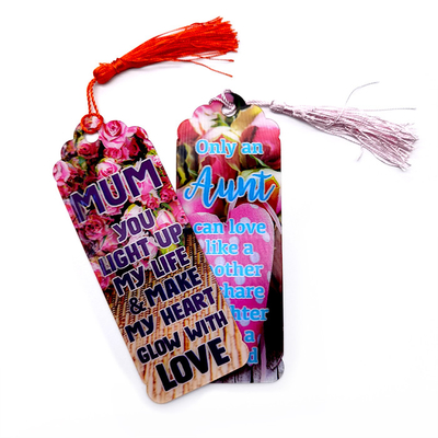 Mensaje de amor Romático Regalo 3D Lenticular Bookmark Para Regalos