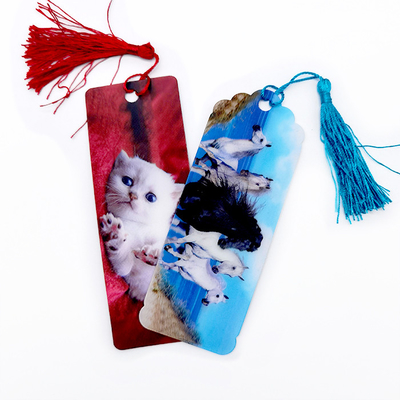 Cachorros y gatitos marcador para el lector 3D Lenticular marcador promociones