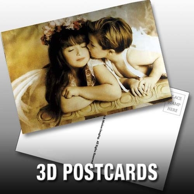 Los girasoles de Van Gogh Tarjetas postales lenticulares 3D para la galería de arte del museo