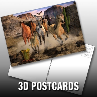 Estatus de la negociación de las tarjetas postales lenticulares 3D para el mercado