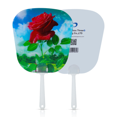 Venta caliente Personalizado 3D Lenticular Mano Fans de las superestrellas promocional