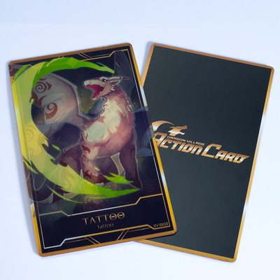 MOQ 100pcs Tarjeta de animación de movimiento lenticular 3D Producto lenticular