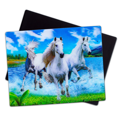 Perritos encantadores Magnetos 3D Lenticular 3D Magnetos de nevera Para regalo de recuerdo