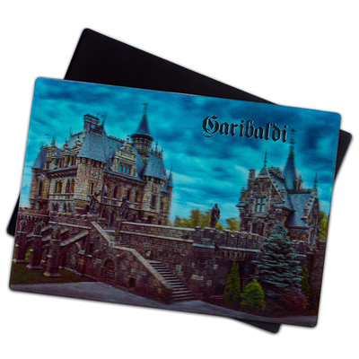Regalo de recuerdos de castillo de referencia Magnetos lenticulares 3D para promociones