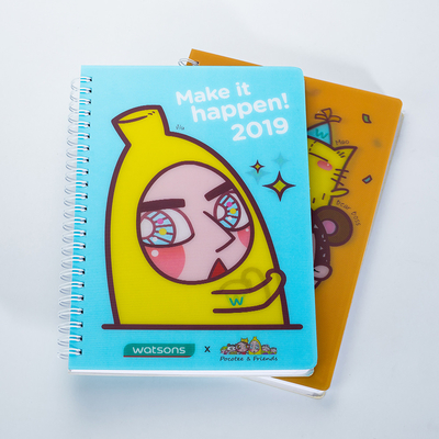 A5 A4 Estándar Cuaderno 3D barato Personalizado 3D Cuaderno de diario Panda