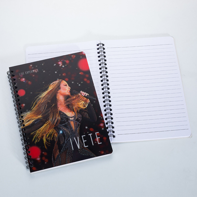 Proveedores de papelería Personalizado tamaño A4/A5/A6 3D PP/PET Lenticular Impresión de cubierta Sprial Papel de encuadernación Cuaderno de ejercicios