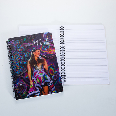 Proveedores de papelería Personalizado tamaño A4/A5/A6 3D PP/PET Lenticular Impresión de cubierta Sprial Papel de encuadernación Cuaderno de ejercicios