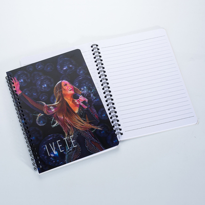 Proveedores de papelería Personalizado tamaño A4/A5/A6 3D PP/PET Lenticular Impresión de cubierta Sprial Papel de encuadernación Cuaderno de ejercicios
