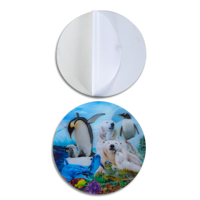 Adesivo de lente lenticular 3D / adesivo de impresión lenticular / personalizar adesivo de movimiento de anime 3D