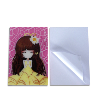 Venta al por mayor pegatina de movimiento de anime lenticular Peeker a prueba de agua pegatina de auto 3D de anime lenticular