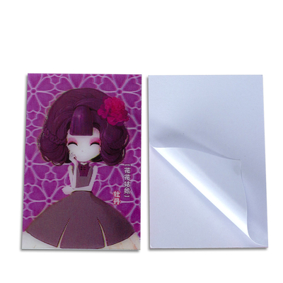 Venta al por mayor pegatina de movimiento de anime lenticular Peeker a prueba de agua pegatina de auto 3D de anime lenticular