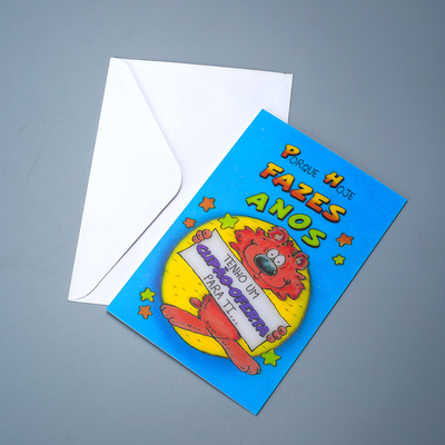 Venta al por mayor Impresión 3D Lenticular Personalizada Tarjetas de felicitación Fabricación de desnudos Tarjeta 3D