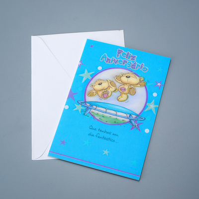 Venta al por mayor Impresión 3D Lenticular Personalizada Tarjetas de felicitación Fabricación de desnudos Tarjeta 3D