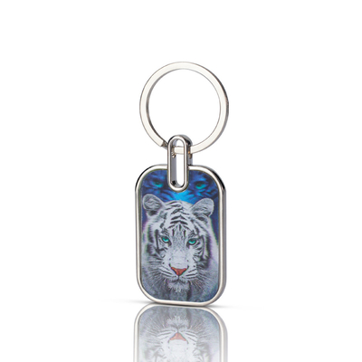 Encantadores Epoxi Impresos a medida Acrílico transparente Holográfico Keycharm dibujos animados Clavier Acrílico Con Anime