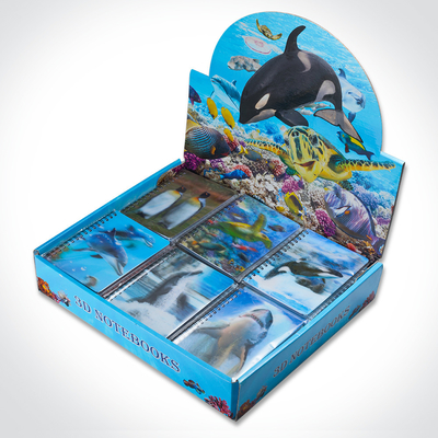 A5 A4 Estándar Cuaderno 3D barato Personalizado 3D Cuaderno de diario Panda