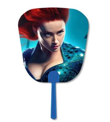 Fan manual de plástico de mano 3d Lenticular Flip Fan de mano 3d