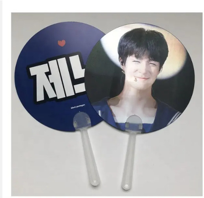 0.6mm PET plástico Corea Celebrity 3d Fan 3d Lenticular Fan con imagen del ídolo
