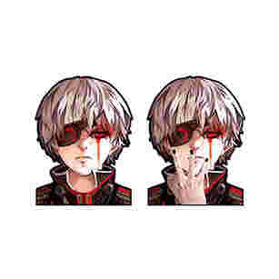 Etiqueta de logotipo de impresión personalizada PVC Anime Auto Adesivo Anime Motion Card Adesivo 3D Inmuevo Adesivo Anime