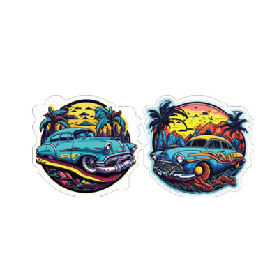 Adhesivos de movimiento 3D de una pieza Personaje Lenticular Decoraciones de dibujos animados Auto Laptop Decoración de botellas de agua