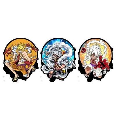Adhesivos de movimiento 3D de una pieza Personaje Lenticular Decoraciones de dibujos animados Auto Laptop Decoración de botellas de agua