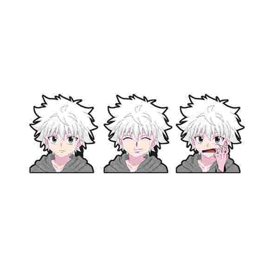Cartoon Lenticular Adhesivos impermeables Flip Cambiando pegatinas Anime 3D Motion pegatina para el coche