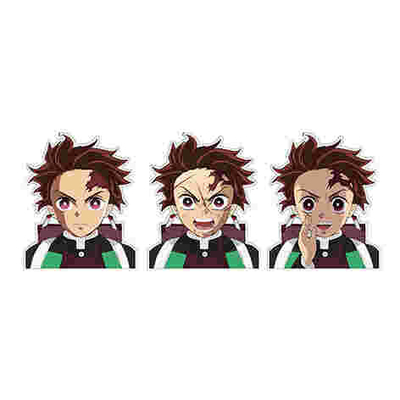 Cartoon Lenticular Adhesivos impermeables Flip Cambiando pegatinas Anime 3D Motion pegatina para el coche