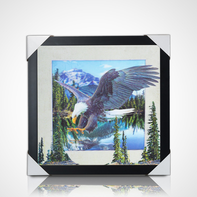 Imágenes de animales salvajes Lenticular Cartel Impresión 3D Publicidad de efecto profundo