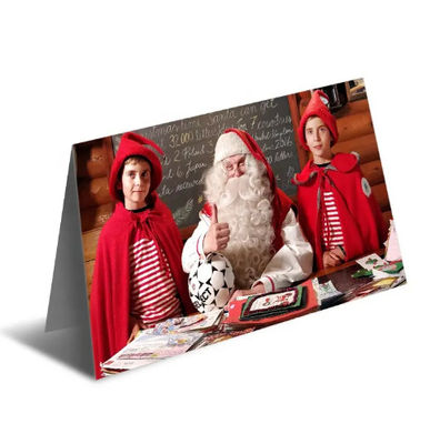 Tarjetas de felicitación 3D lenticulares personalizadas para la celebración de Navidad