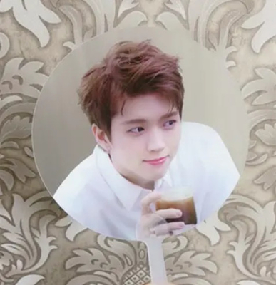 Ventilador Lenticular de un solo lado Kpop Ventilador Lenticular 3D Ventilador Lenticular de Mano